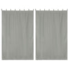 Yescom 2-Pcs Outdoor Tab Top Curtain Panel, 54Wx84L