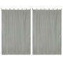 Yescom 2-Pcs Outdoor Tab Top Curtain Panel, 54Wx84L, Grey Image