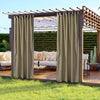 Yescom 2-Pcs Outdoor Curtain Panel, Tab Top, 54Wx120L