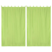 Yescom 2-Pcs Outdoor Tab Top Curtain Panel, 54Wx96L Image