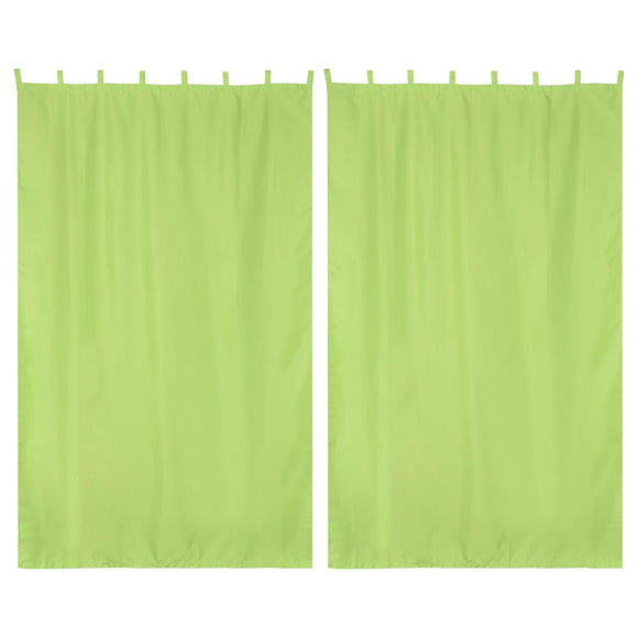 Yescom 2-Pcs Outdoor Tab Top Curtain Panel, 54Wx96L Image