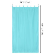 Yescom 2-Pcs Outdoor Tab Top Curtain Panel, 54Wx108L Image