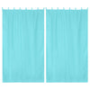 Yescom 2-Pcs Outdoor Tab Top Curtain Panel, 54Wx96L