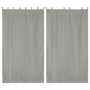 Yescom 2-Pcs Outdoor Tab Top Curtain Panel, 54Wx108L