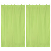 Yescom 2-Pcs Outdoor Tab Top Curtain Panel, 54Wx108L, Green Glow Image