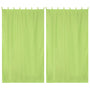 Yescom 2-Pcs Outdoor Tab Top Curtain Panel, 54Wx108L, Green Glow Image