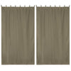 Yescom 2-Pcs Outdoor Tab Top Curtain Panel, 54Wx108L