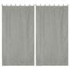 Yescom 2-Pcs Outdoor Curtain Panel, Tab Top, 54Wx120L