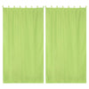 Yescom 2-Pcs Outdoor Curtain Panel, Tab Top, 54Wx120L