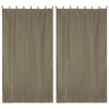 Yescom 2-Pcs Outdoor Curtain Panel, Tab Top, 54Wx120L