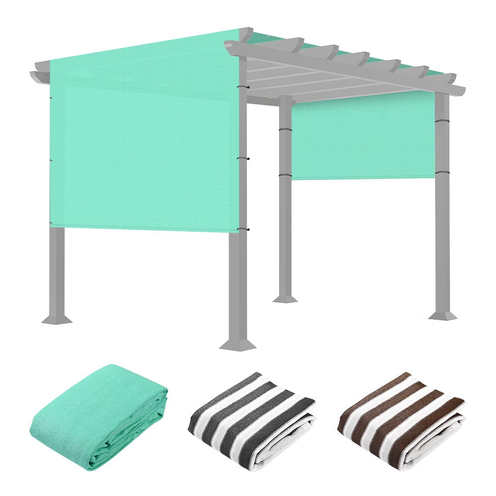 Yescom 8'x16' Universal Pergola Canopy Cover Fabric with Rods Image