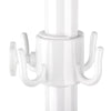 Yescom 1.5 IN Pole Hanging Hook 4 Prongs Towel Bag Hat Holder