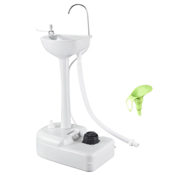 Yescom 4.5Gal Portable Hand-Wash Station Sink Faucet Water Tank Image