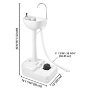 Yescom 4.5Gal Portable Hand-Wash Station Sink Faucet Water Tank Image