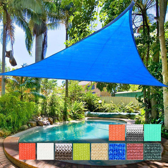 Yescom Patio Triangle Sun Sail Shade Canopy 16ft Color Optional Image