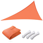 Yescom Patio Triangle Sun Sail Shade Canopy 20ft, Orange Image