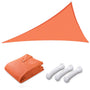 Yescom Patio Triangle Sun Sail Shade Canopy 20ft, Orange Image