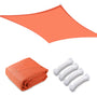 Yescom Patio Square Sun Sail Shade Canopy 18ft Color Optional, Orange Image