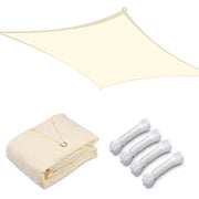 Yescom Patio Square Sun Sail Shade Canopy 16ft, Off White Image