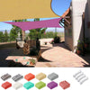 Yescom Patio Square Sun Sail Shade Canopy 16ft