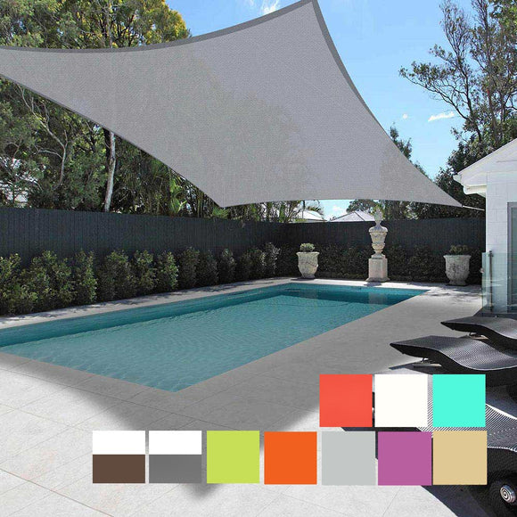 Yescom Patio Rectangle Sun Sail Shade Canopy 20ftx16ft Image