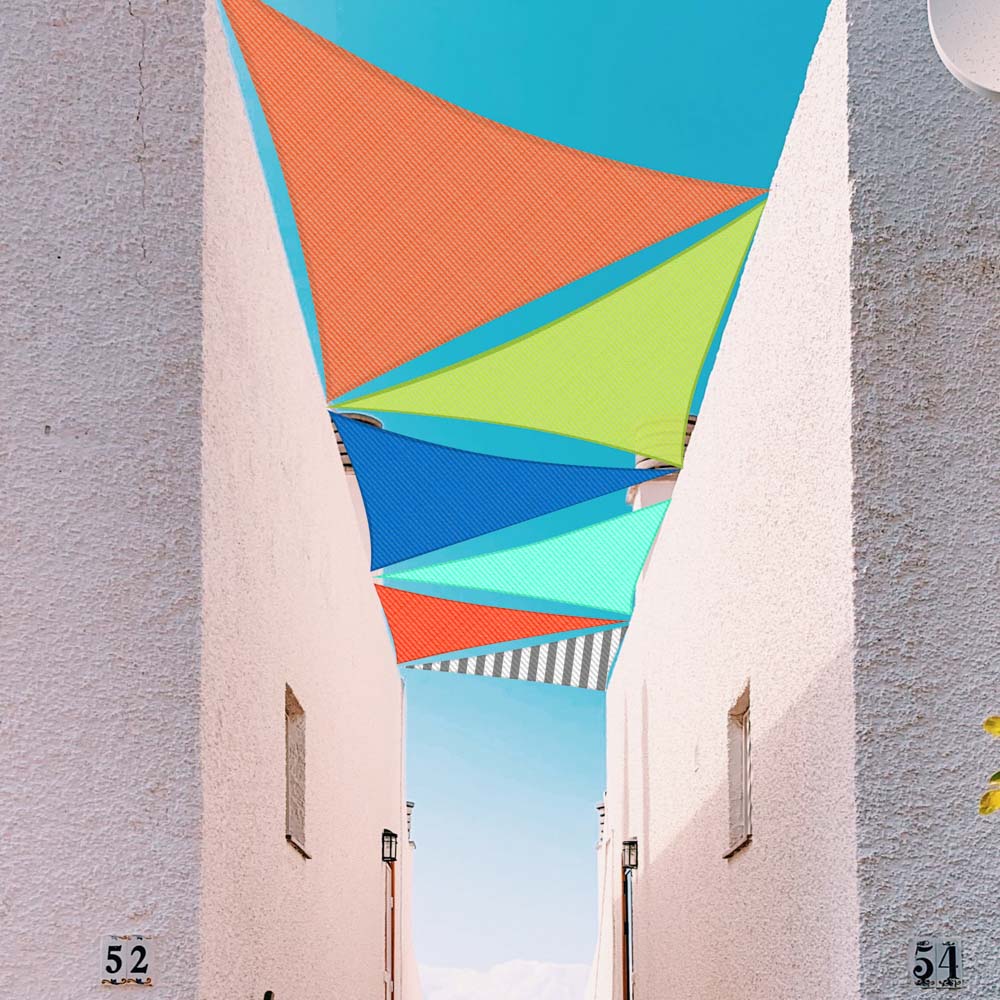 Yescom Patio Triangle Sun Sail Shade Canopy 3ft Image