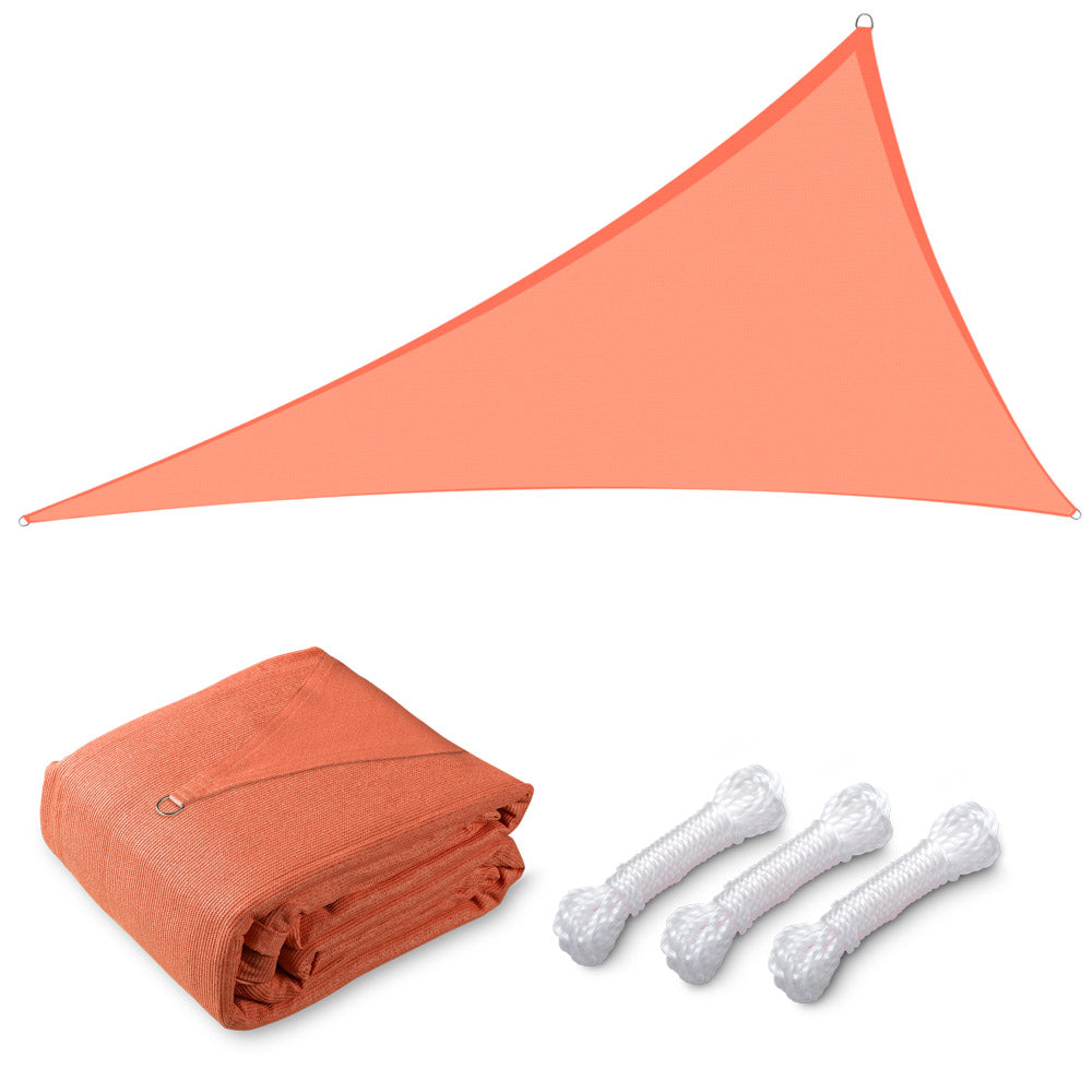 Yescom Patio Triangle Sun Sail Shade Canopy 22ft, Orange Image