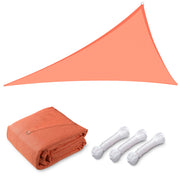 Yescom Patio Triangle Sun Sail Shade Canopy 22ft, Orange Image