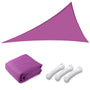 Yescom Patio Triangle Sun Sail Shade Canopy 22ft, Fuchsia Image