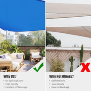 Yescom Patio Triangle Sun Sail Shade Canopy 25ft Image