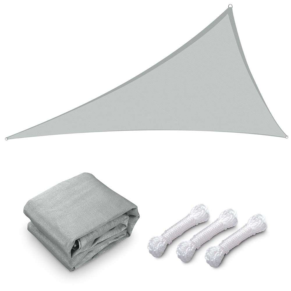 Yescom Patio Triangle Sun Sail Shade Canopy 25ft, Gray Image