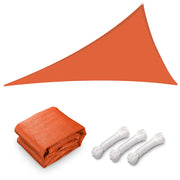 Yescom Patio Triangle Sun Sail Shade Canopy 25ft, Orange Image