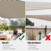 Yescom Patio Triangle Sun Sail Shade Canopy 28ft