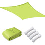 Yescom Patio Rectangle Sun Sail Shade Canopy 7ftx13ft, Lime Image