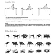 Yescom Patio Rectangle Sun Sail Shade Canopy 8ftx10ft Image