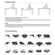 Yescom Patio Rectangle Sun Sail Shade Canopy 8ftx12ft Image