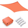 Yescom Patio Rectangle Sun Sail Shade Canopy 20ftx23ft, Orange Image