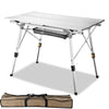 Yescom Picnic Folding Table Roll Up Camping Table 35"x20"