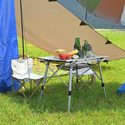 Yescom Picnic Folding Table Roll Up Camping Table 35"x20" Image