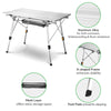 Yescom Picnic Folding Table Roll Up Camping Table 35"x20"