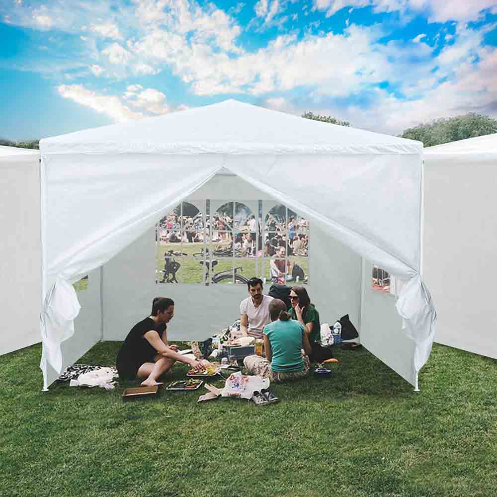 Yescom 10' x 10' Outdoor Wedding Party Tent 4 Sidewalls Image