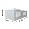 Yescom 10' x 20' Outdoor Wedding Party Tent 6 Sidewalls