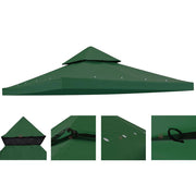 Yescom 10' x 10' Gazebo Replacement Canopy 2-Tier Image