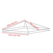 Yescom 10' x 10' Universal Gazebo Canopy Replacement Top Image