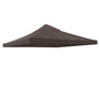 Yescom 10' x 10' Universal Gazebo Canopy Replacement Top, Brown Image