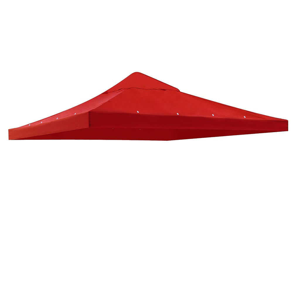 Yescom 10' x 10' Universal Gazebo Canopy Replacement Top, Red Image