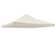 Yescom 10' x 10' Universal Gazebo Canopy Replacement Top, Ivory Image