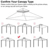 Yescom 10' x 10' Tan Canopy Replacement Top for Gazebo