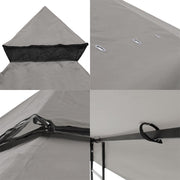 Yescom 8' x 8' Gazebo Canopy Replacement Top 2-Tier Image