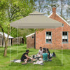 Yescom 10' x 10' Waterproof Gazebo Canopy Replacement Top 2-Tier